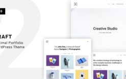 Kraft v2.5.3 Minimal Portfolio WordPress Theme