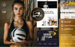 Spike v1.0 Volleyball WordPress Theme