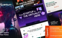 Quantum v1.0 Digital & IT Agency WordPress Theme