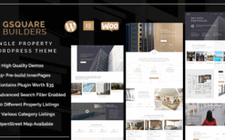 Gsquare (v1.0.8) Real Estate WordPress Theme