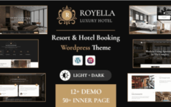 Royella v1.0.0 Resort & Hotel Booking Multi-Purpose WordPress Theme
