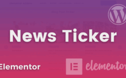 News Ticker Addon For Elementor v2.4