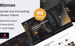 Bizmax v1.0.1 Corporate And Consulting Business WordPress Theme