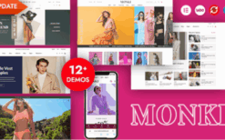 Monki (v2.0.6) Elementor Fashion WooCommerce WordPress Theme