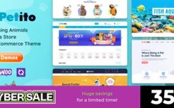 Petito v1.6.2 Animals and Pets Store WooCommerce Theme