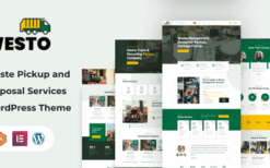 Westo v1.5 Waste Disposal Services WordPress Theme