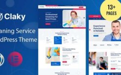 Claky v1.0.3 Cleaning Services WordPress Theme
