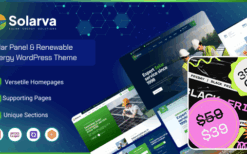 Solarvi v1.0.0 Ecology & Solar Energy Theme
