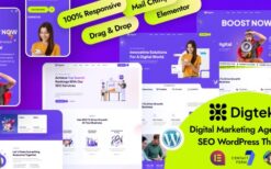 Digtek v1.0.1 Digital Marketing Agency WordPress Theme