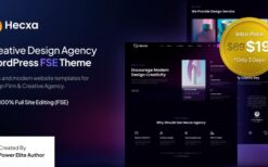 Hecxa v1.0.0 Creative Design Agency FSE WordPress Theme