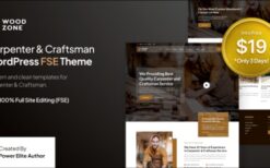 Woodzone (v1.0.2) Carpenter & Craftsman FSE WordPress Theme