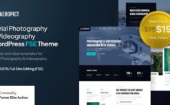 Aeropict v1.0.0 Drone Aerial Photography & Videography FSE WordPress Theme