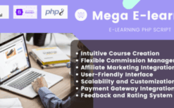 Mega E-Learn v1.0 – E-Learning PHP Script