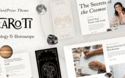 Taroti v1.1 Astrology & Horoscope WordPress Theme