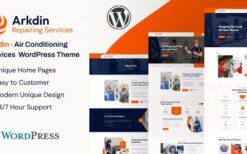Arkdin v1.1 Air Conditioning Services WordPress Theme