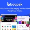 Bocpak (v1.1.2) Print Custom Packaging and Pouches WordPress Theme