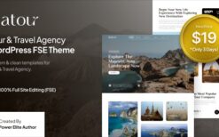 Matour v1.0 Tour & Travel Agency FSE WordPress Theme