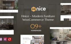 Hnice v1.2.2 Modern Funiture WooCommerce Theme