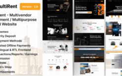 Multirent v2.0 Multivendor Equipment / Multipurpose Rental Website