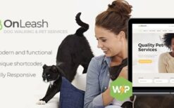 OnLeash v1.5.2 Dog Walking & Pet Services Veterinary WordPress Theme