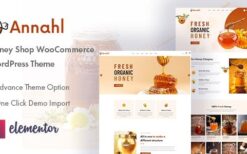 Annahl v1.0.4 Organic & Honey Shop WordPress Theme