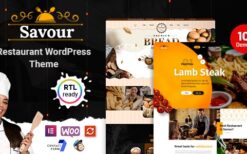 Savour (v1.0.2) Restaurant WordPress Theme