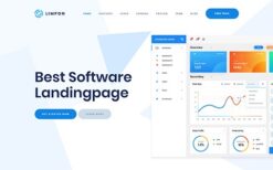 Limpon v1.1.8 Software App Landing WordPress Theme