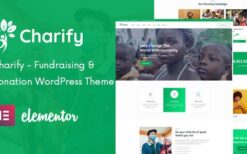 Charify v1.0.4 Fundraising & Donation WordPress Theme