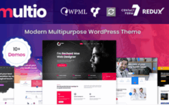 Multio v1.1.2 Corporate Business WordPress Theme