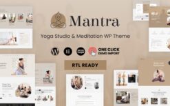 Mantra v1.0.8 Yoga Fitness WordPress Theme