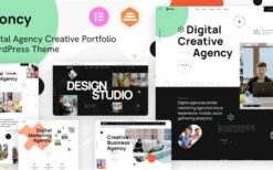 Goncy v1.0.2 Digital Agency & Creative Portfolio WordPress Elementor Theme