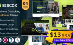 Biscox (v1.0.1) Business Consulting WordPress Theme