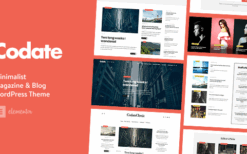 Codate (v1.4) Modern Magazine and Blog WordPress Theme