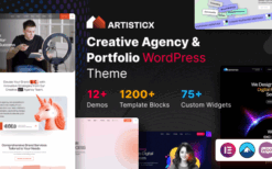 Artisticx (v1.0) Creative Agency & Portfolio WordPress