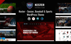 Kester (v1.2.2) Soccer Club & Sports News WordPress Theme