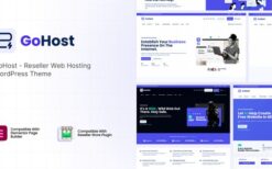 GoHost (v5.2.0) Reseller Web Hosting WordPress Theme