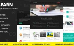 Learn (v1.0.9.2) Education, eLearning WordPress Theme