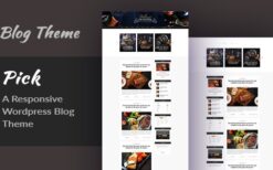Pick (v2.0) A Responsive WordPress Blog Theme