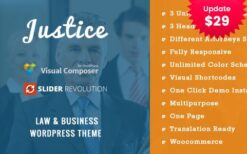 JUSTICE (v1.4) Law & Business WordPress Theme