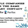 Multiple Companies with the Same Primary Contact for Perfex CRM v1.0.5