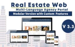 Real Estate Web v3.7 with Agency Portal and Multi-Language Management System