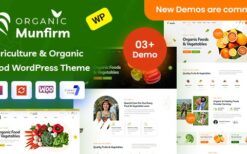 Munfirm (v1.0.1) Organic Food Store WordPress Theme