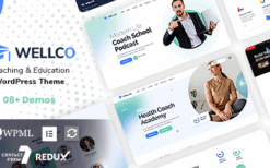 Wellco (v1.0.5) Coaching & Online Courses WordPress Theme