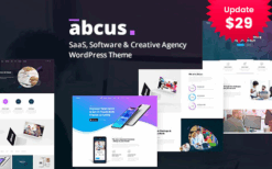 Abcus (v2.3) App & SaaS Startup WordPress Theme
