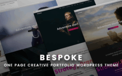 Bespoke (v1.0) Onepage Creative WordPress Theme