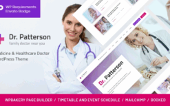 Dr.Patterson (v1.3.1) Medical & Healthcare Doctor WordPress Theme