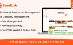 FoodLab v2.0 On demand Food Delivery System