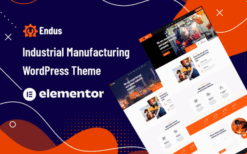 Endus (v1.0.1) Industrial Manufacturing WordPress Theme
