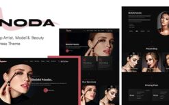 Noda (v1.00) Makeup Artist WordPress Theme