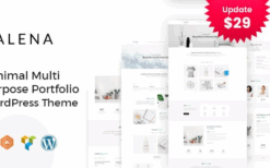 Calena (v2.4) Minimal Portfolio WordPress Theme